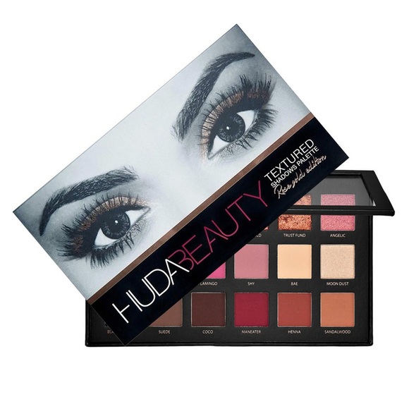 HUDA BEAUTY Other - HUDA Beauty Textured Shadows Palette Rose Gold Edt
